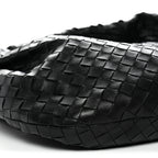 Nappa Intrecciato Small Jodie Hobo Black