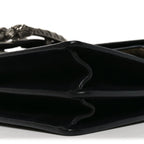 GG Supreme Monogram Small Dionysus Shoulder Bag Black