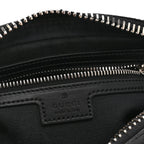 Soft GG Supreme Monogram Web Belt Bag Black Grey