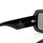 Acetate Paula's Ibiza Dive In Mask Sunglasses LW40064U Black Silver