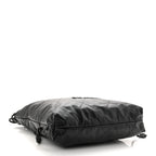Shiny Calfskin Quilted Chanel 22 Backpack So Black