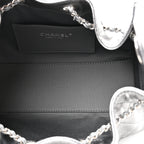 Metallic Caviar Quilted Mini Chanel 25 Handbag Anthracite
