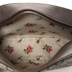 GG Supreme Monogram Web Neo Vintage Shoulder Bag Beige New Acero Crop