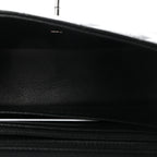 Lambskin Quilted Mini Rectangular Flap Black