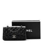 Caviar Quilted Mini Rectangular Flap Black