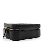 Caviar Quilted Medium CC Filigree Vanity Case Black