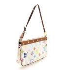 Monogram Multicolor Pochette Accessories White