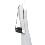 Calfskin Web Mini Ophidia Shoulder Bag Black