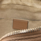 Pebbled Calfskin Small Soho Disco Bag Rose Beige