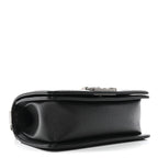 Caviar Quilted Small Boy Flap Black