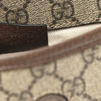 GG Supreme Monogram Neo Vintage Web Belt Bag Brown