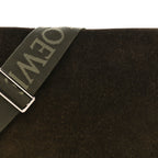 Suede Flamenco Satchel Bottle Green