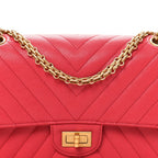 Sheepskin Chevron Quilted 2.55 Reissue 225 Flap Dark Pink