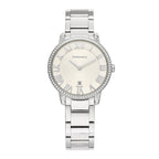 Stainless Steel Diamond Bezel 31mm Atlas 2-Hand Quartz Watch