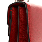 Dollar Calfskin Swarovski Crystal Small Dionysus Shoulder Bag Hibiscus Red
