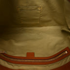 Vintage Canvas Calfskin Web Large Ophidia Half Moon Hobo Sand Light Cuir