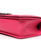 Lambskin Quilted Medium Boy Flap Pink