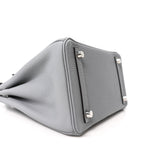 Togo Birkin 25 Gris Pantin