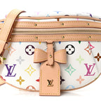 LV X TM Monogram Multicolor High Rise Bumbag White