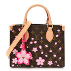 LV X TM Monogram Cherry Blossom Onthego PM Sakura Brown