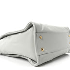 Calfskin Small Deauville Tote Light Grey