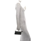 Calfskin Matelasse Mini GG Marmont Chain Bag Black