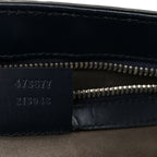 Guccissima Signature Single Buckle Flap Messenger Bag Navy