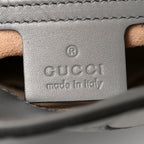 Guccissima Linea A Foldover Tote Storm Grey