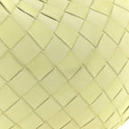 Suede Calfskin Intrecciato Teen Jodie Hobo Lemon Wash