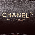 Lambskin Quilted Jumbo Double Flap Black