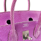 Lizard Birkin 25 Violet