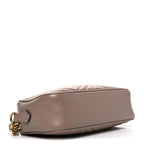 Calfskin Matelasse Small GG Marmont Chain Shoulder Bag Porcelain Rose