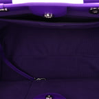 Shaded Calfskin Small Deauville Tote Purple Blue
