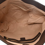 GG Supreme Monogram Medium Ophidia Shopping Tote Brown