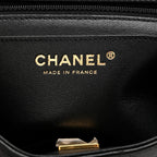 Lambskin Quilted Mini Rectangular Flap Black