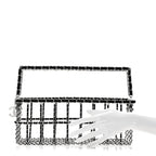 Brass Calfskin Grocery By Chanel Minaudiere Shopping Basket Silver