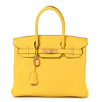 Togo Birkin 30 Jaune Citron