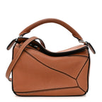 Calfskin Mini Puzzle Bag Tan