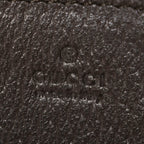 GG Supreme Monogram Textured Dollar Calfskin Web Mini Ophidia Envelope Shoulder Bag Beige Ebony New Acero