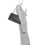 Aged Calfskin Quilted 2.55 Reissue 227 Flap Dark Grey