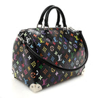 LV X TM Monogram Multicolor Speedy Soft 30 Black