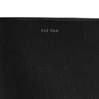 Grained Calfskin Small N/S Park Tote Black