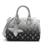 Nylon Monogram Gradient LV Snow Speedy Bandouliere 25 Frost
