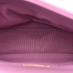 Goatskin Quilted Medium Chanel 19 Flap Purple