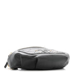 Caviar Quilted Filigree Waist Bag Black