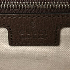 GG Supreme Web Monogram Textured Dollar Calfskin Dionysus Small Shoulder Bag Beige Ebony New Acero