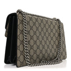 GG Supreme Monogram Small Dionysus Shoulder Bag Black
