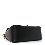 Calfskin Matelasse Small GG Marmont Top Handle Shoulder Bag Black