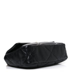 Lambskin Quilted Medium Chanel 19 Flap Black