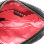 Calfskin Matelasse GG Marmont Belt Bag 85 34 Black White